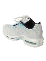 White Blue Mesh Lace-Up Sneakers For Kids-Unisex (TC-Z2324-WHTBLU)