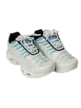 White Blue Mesh Lace-Up Sneakers For Kids-Unisex (TC-Z2324-WHTBLU)