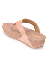 Pink Suede Comfort Flats (TC-CD-905-PNK)