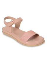 Pink PU Slip-On Sandal (TC-ST-016-PNK)