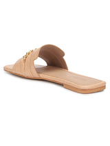 Nude Croc Patent Slip-On Flats (TC-ST-003-NUD)