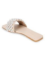 Light Beige PU Slip-On Flats (TC-KL004-LBEIG)