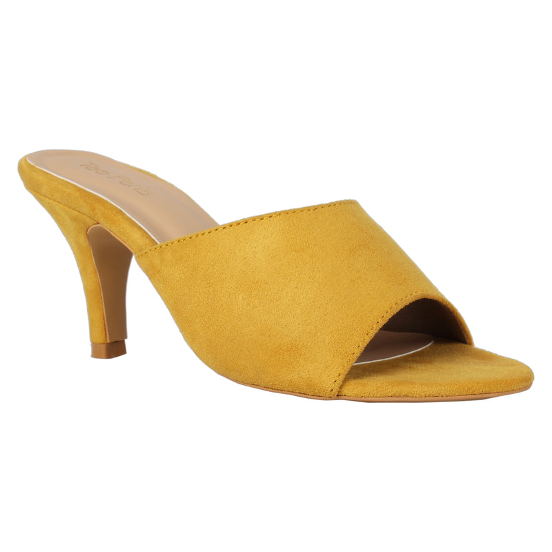 Tao Paris Bay 10003-02 Yellow Solid Heels