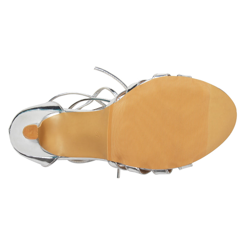 Tao Paris Fia 10009-02 Detailing Silver Sandals