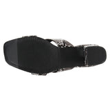 Tao Paris Kim 10018-01 Black Patterned Heels