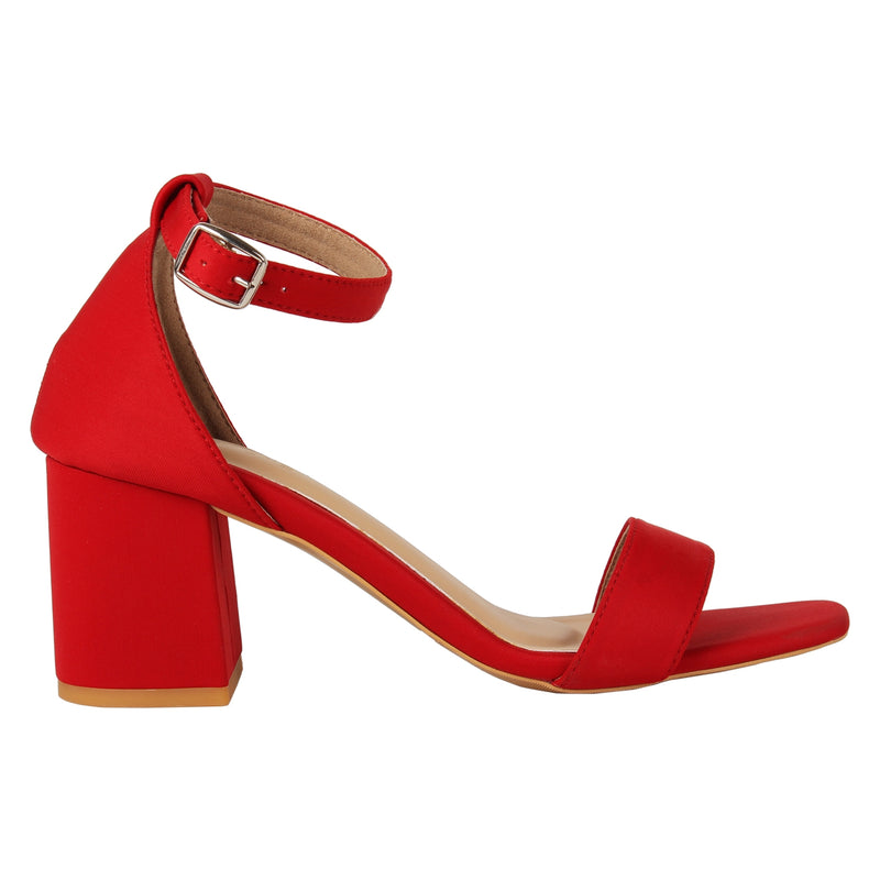 Tao Paris Kya 10020-01 Red Solid Heels