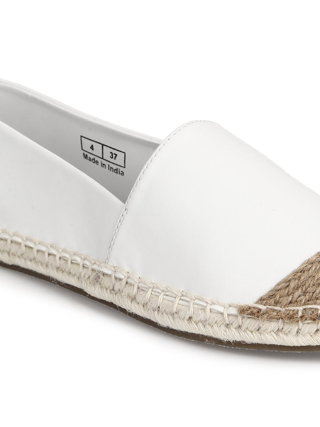 white slip on espadrilles