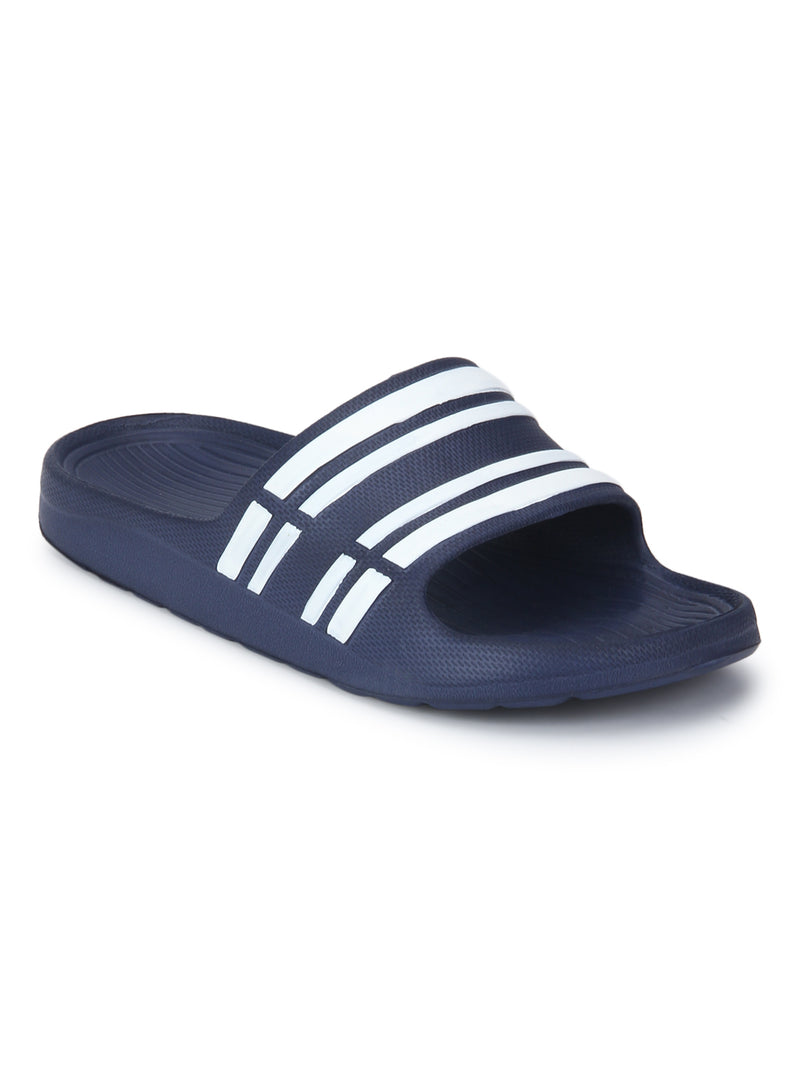 Navy Blue Slip-On Flats