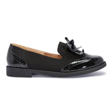 Bow detail loafer