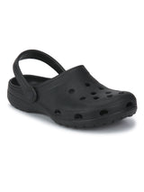 Black Slip-On Croc Flats