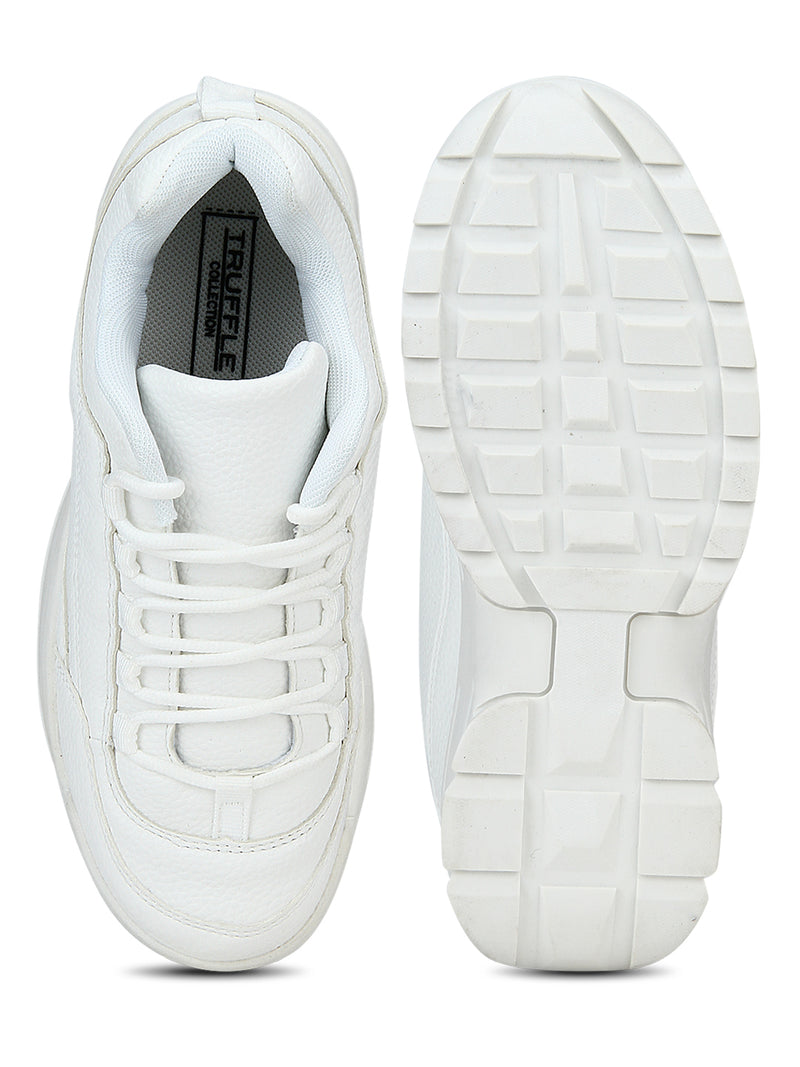 Zigzag White Sneakers - Adeboy