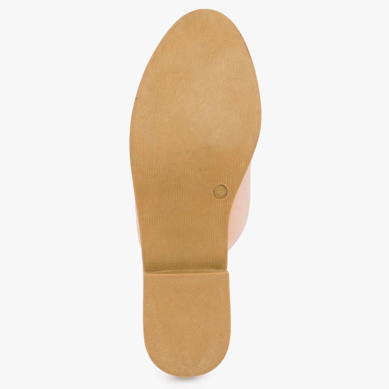 Slip on tassle flat loafers