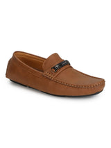 Tan PU Horseit Loafers