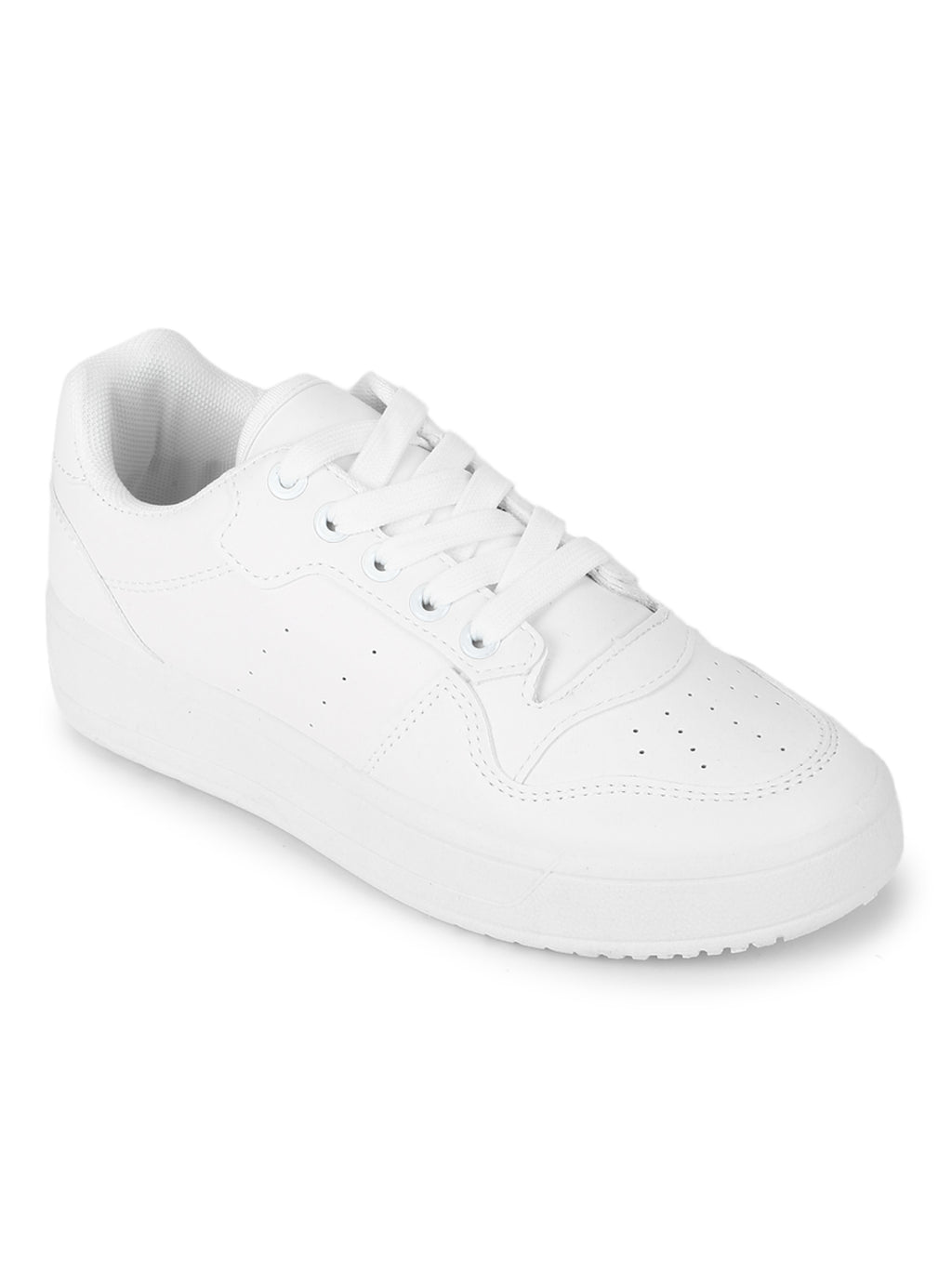 Buy online White Solid Lace-up Sneakers from Casual Shoes for Men by Asian  for ₹849 at 15% off | 2024 Limeroad.com