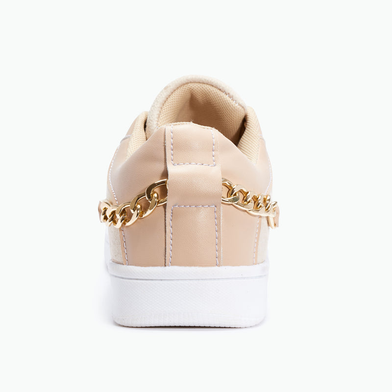 Chain Detail Lace Up Trainer