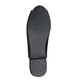 Black Lace Up Flat Sandals