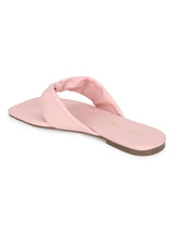 Baby Pink PU Flip Flop Slippers (TC-ST-1216-PNK)
