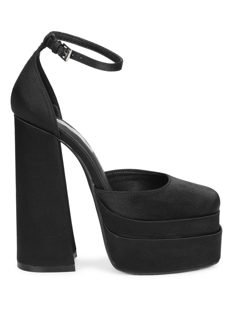 Shop Versace T.110 Strappy Satin Sandals | Saks Fifth Avenue