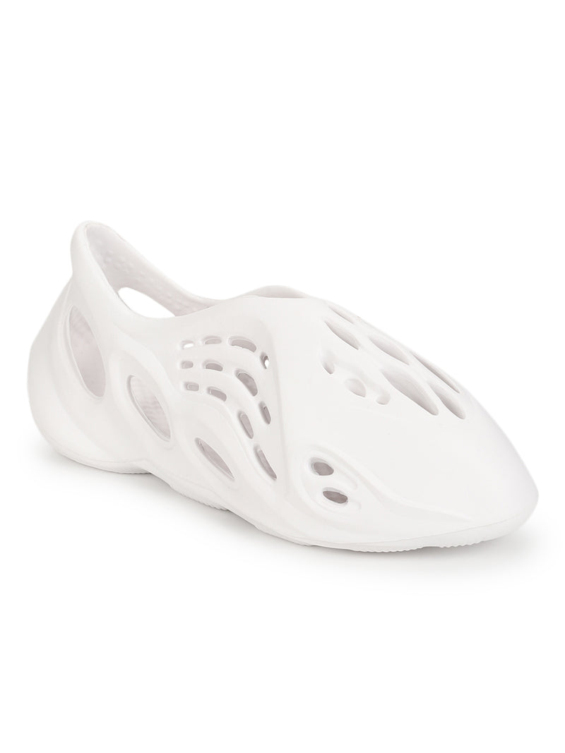 White PU Slip-On Sneakers (TC-RS3439-WHT)