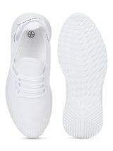 White Mesh Slip-On Sneakers (TC-RS3436-WHT)