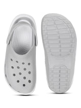 Grey PU Slip-On Croc Flats (TC-RS3496-GRY)