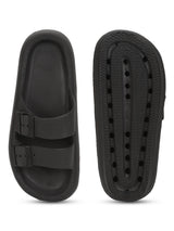 Black PU Slip-On Flats (TC-RS3255-BLK)