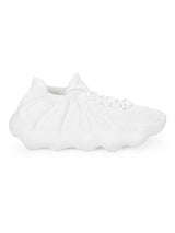 White Mesh Slip-On Sneakers (TC-RS3445-WHT)