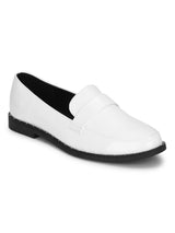White Pu Loafer
