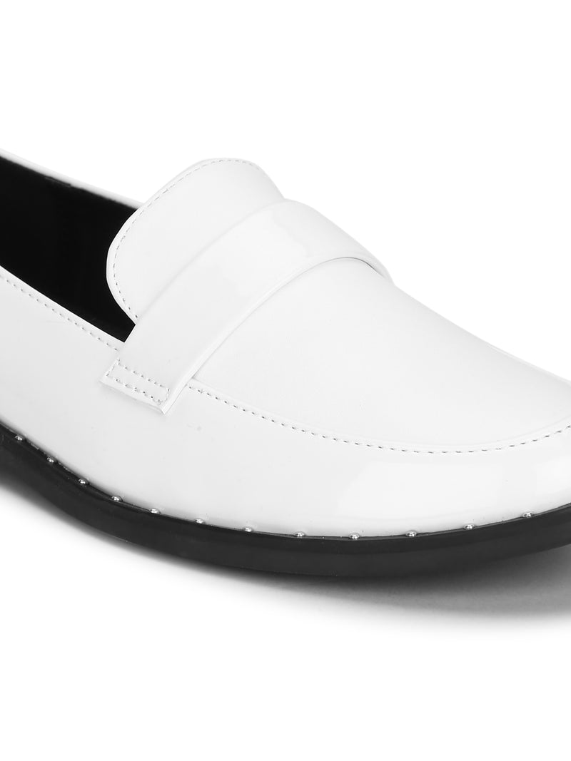White Pu Loafer
