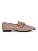 Pink Micro Golden Chain Loafer