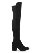 Black Suede Long Boots