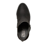 Black Block Heel Chunky Elastic Boot