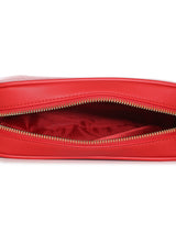 Red PU Small Side Sling Bag