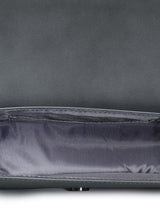Dark Grey PU Sling Bag