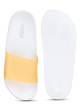 Orange Perspex Slip-on Flats