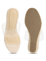 Nude Micro Perplex Slip On Sandals