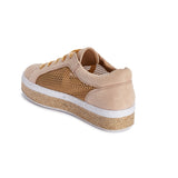 Nude Jute Lace Up Trainer