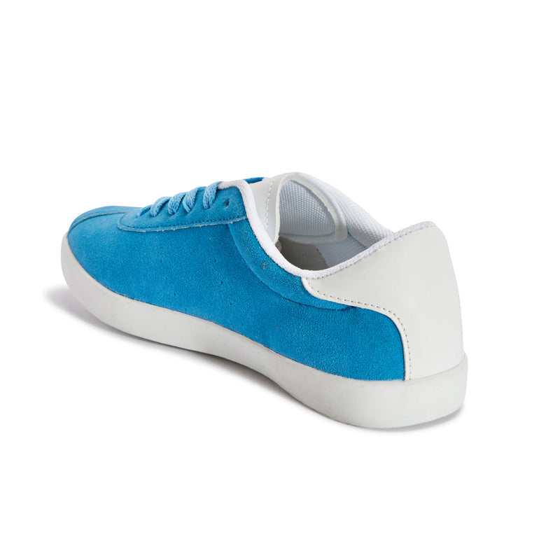 Blue Chunky Lace Up Trainer