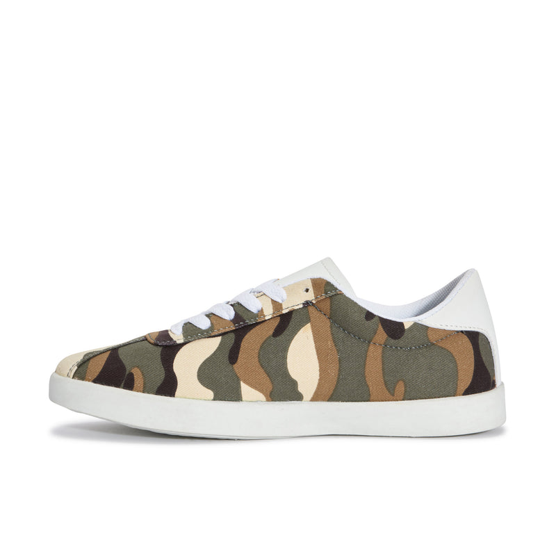 Camo Chunky Lace Up Trainer