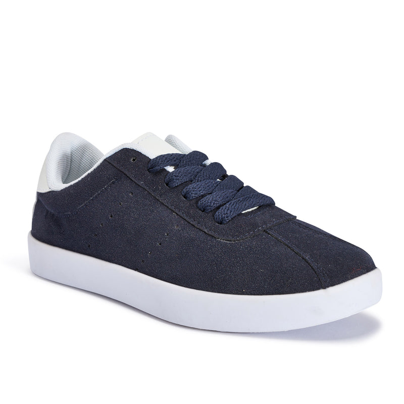Navy Chunky Lace Up Trainer