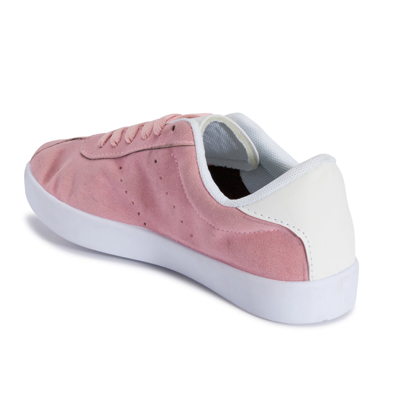Pink Chunky Lace Up Trainer