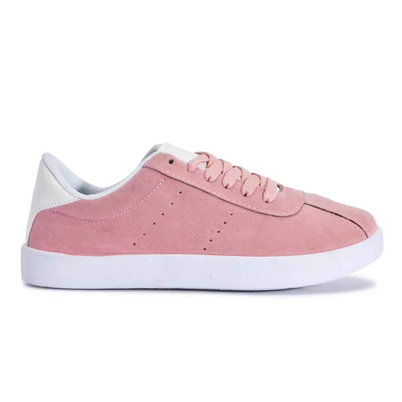 Pink Chunky Lace Up Trainer