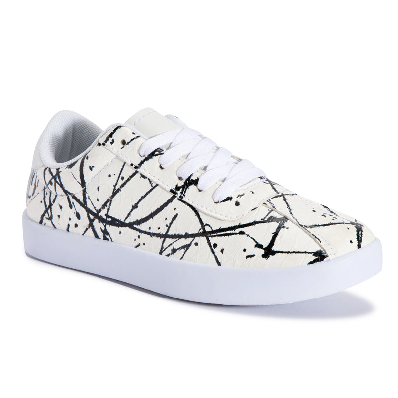 Printed Chunky Lace Up Trainer