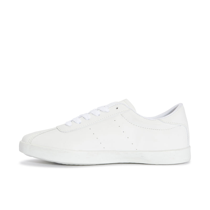 White Chunky Lace Up Trainer