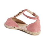 Pink Jewelled Flat Sandal