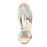 Silver Fringe Flat Sandal