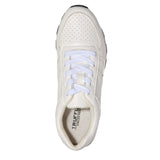 White Lace Up Trainer