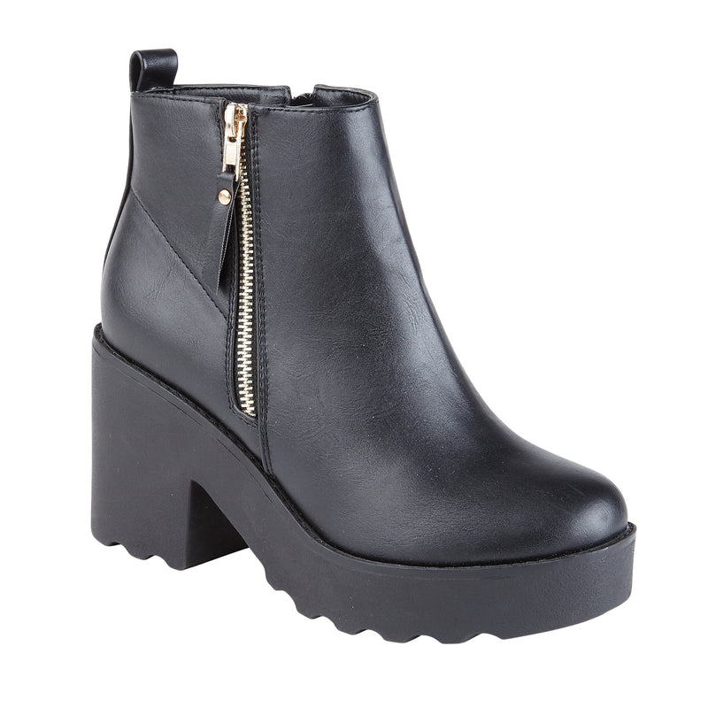 Black Pu Boots