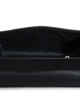 Black chain and studded sling bag