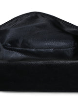 Black printed sling bag
